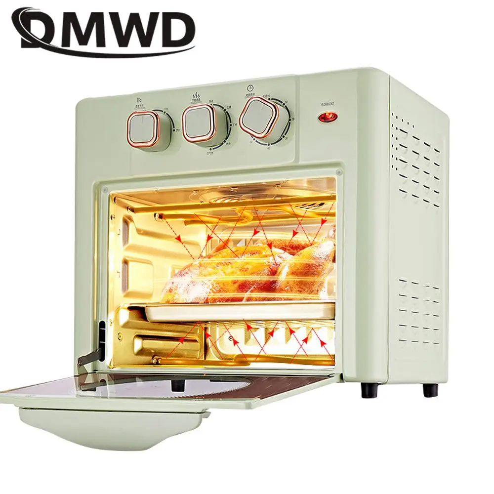 

DMWD 18L Electric Oven Bread Toaster Pizza Baking Machine Fruit Dryer Cake Dessert Breakfast Maker 60 min Timing Barbecue Tool