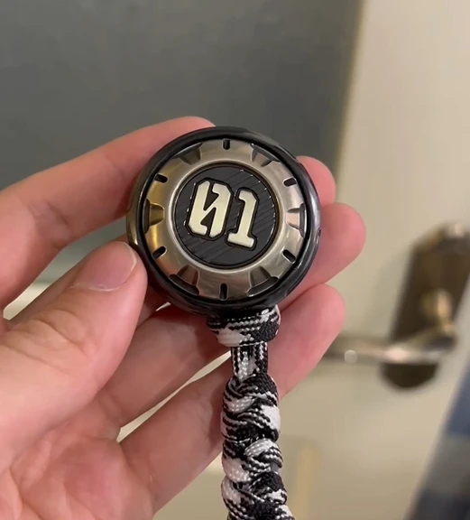 

Used EDC 01edc Time and Space Emblem Zirconium+White Copper PPB Decompression toys