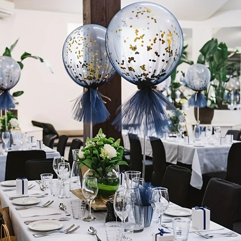 Paste Table Balloon Stand Holder Column 2/4pcs 35cm/70cm for Party Decor