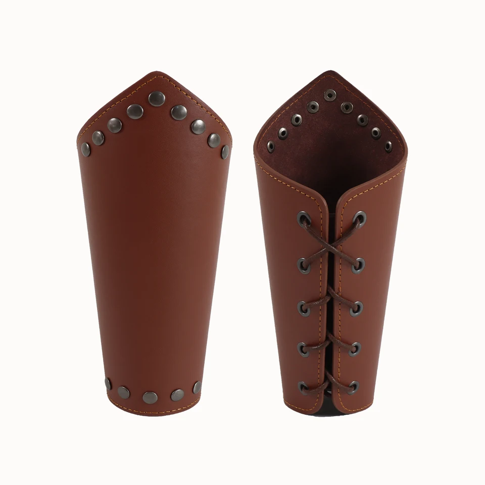 Protège-Bras Et Jambières En Fausse Fourrure - Style Médiéval Viking, Pour Cosplay, Ski Et Déguisement