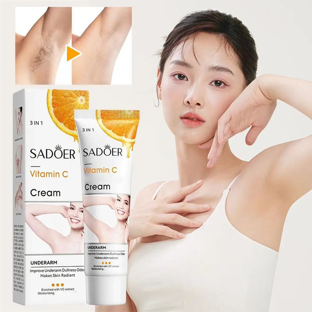 Crème éclaircissante aisselles à la niacinamide hydratante_voghion.com