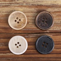 Wood Immitation Polyester Buttons For Casual Clothing New Series Sweater Uniform Pants Classic White Suit Coat Button For Knit 1