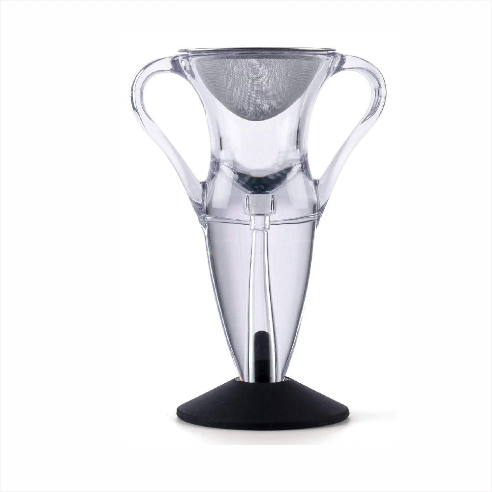 

Decanter Drainer With 2 handles Fine Mesh Conundrum Aerator for Wine Decanter 100ml Plastic+Stainless Steel+Acrylic