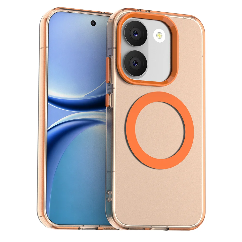 Luxury Armor Shockproof Matte Hard Case with Magsafe Magnetic Wireless Charging Compatibility