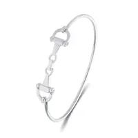 Horse Snaffle Bit Bracelet Double Horse Stirrup  Horse Gift For Women Girls 2
