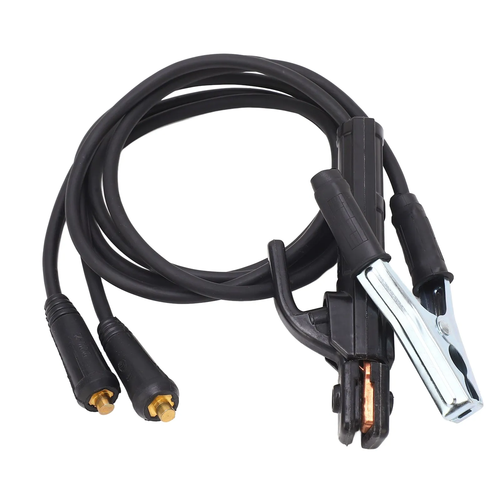 Welding electrode holder welding earth clamp 1 pair welding electrode holder clamp 200A brass iron welding machine ground clamp replacement accessories with 1.5meter cable