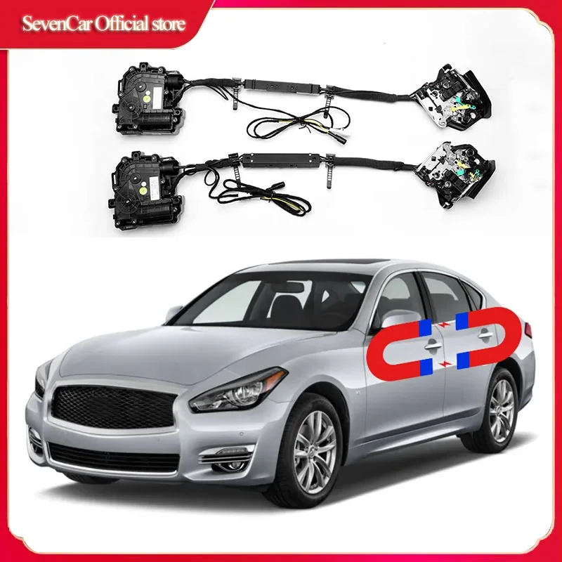 

For Infiniti Q70 Electric suction door refitted automatic locks Car Intelligence Soft Close accessory tools Electronic lock