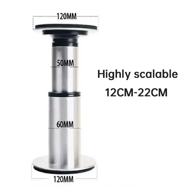 Punch-free Kitchen Food Waste Disposers Hoder Adjustable Stainless Steel Base Shock Absorber Food Garbage Grinder Support Frame 3