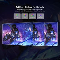 ZEUSLAP 15.6" FHD 100%sRGB 300Nits Ultra thin Back Stand Design Portable Monitor for Phone Gaming Laptop - Image 2