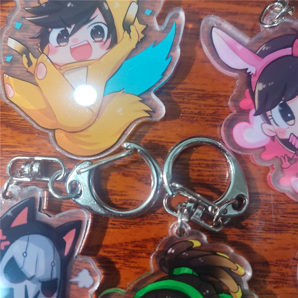 게임 OW 사신 가브리엘 레예스 루시오 D.Va JunkRat JAMISON FAWKES 코스프레 아크릴 키체인 액세서리 -  AliExpress