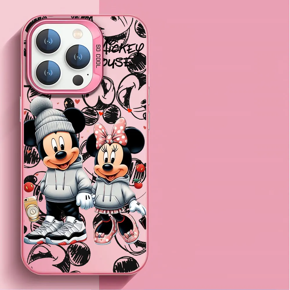 thumbnail image 1 of Disney-funda de Mickey y Minnie Mouse para Apple iPhone, 13, XS, Max, X, XR, 14 Pro, 11 Pro Max, 15 Plus, 12 Pro, 15 Pro Max, 1 of 5