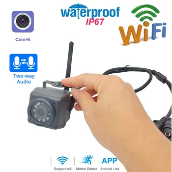 Camhi 2MP 5MP Mini Impermeabile IP67 Slot per scheda TF 940NM IR Visione notturna Telecamera IP Wifi Esterno per auto Veicolo Flotta e Nido di uccelli