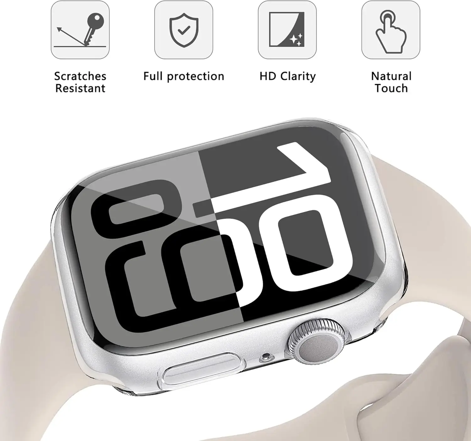 Premium TPU Bumper Cover Screen Protector for Apple Watch - iWatch Accessory
