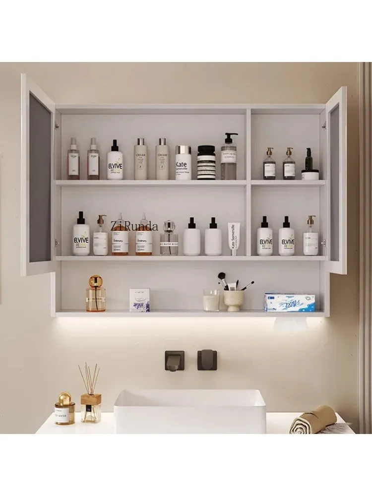 Smart Bathroom Mirror Cabinet Wall-mounted Storage with Wumart Makeup Mirror Cabinet Simple Home Furnitur