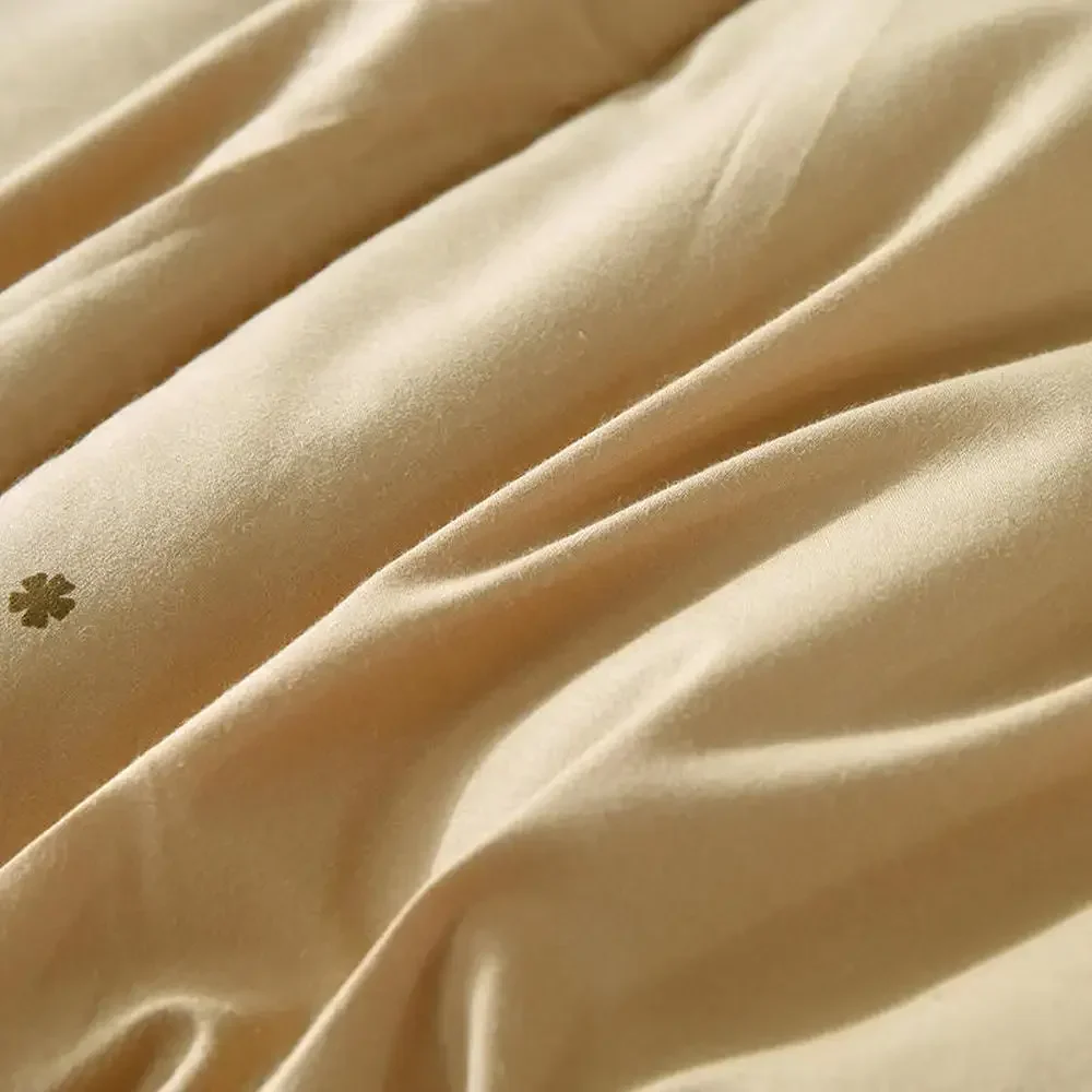 Svetanya Quilted Blanket Winter Quilt 100% Camel Hair Filler Single Double Queen King Size bed comforter