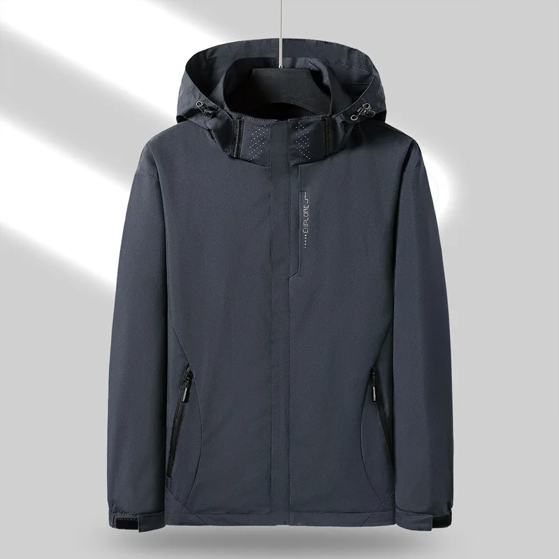 Fashion Hooded Spliced Zipper Pockets All-match Coats Men's Clothing 2023 Spring Autumn New Oversized Casual Tops Korean Jackets