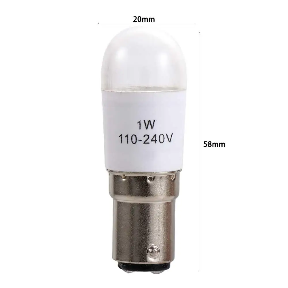 1pcs Led Light Bulb Screw-In for Sewing Machine Universal Craft Sewing Supplies E12 E14 BA15D 0.7W 220V