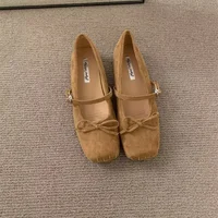 Dress Women's Shoes New Fashion French Style Girl Bow Multifunctional Pig Nose Princess Shoes Women's Flat Shoes Multicolor 2