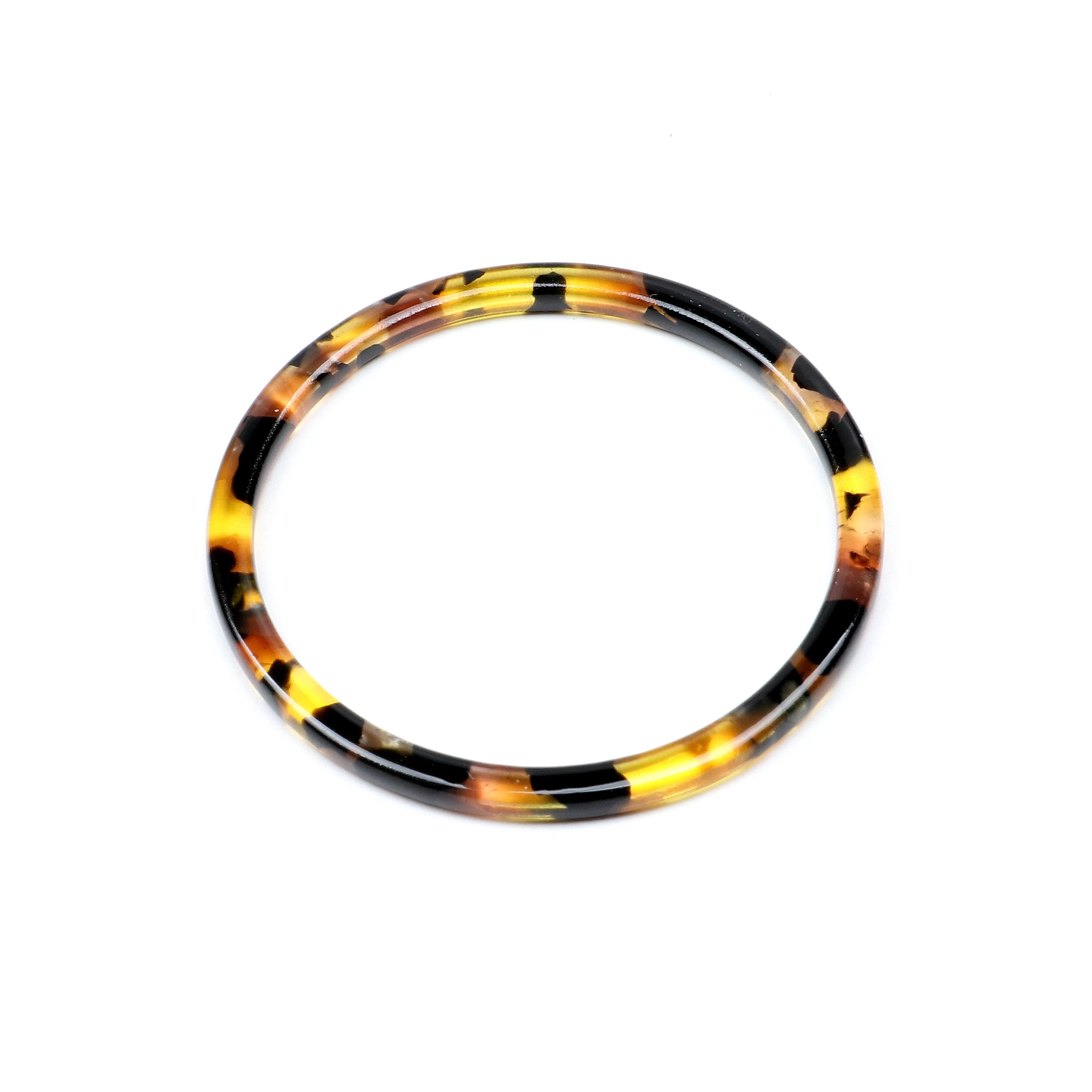Leopardenmuster, Schildpatt-Ohrring-Charm, Acetat-Acrylperlen, kreisförmig, Boho, Ohrring-Teile, Ohrringe-Fund, 44 mm – Detail 11