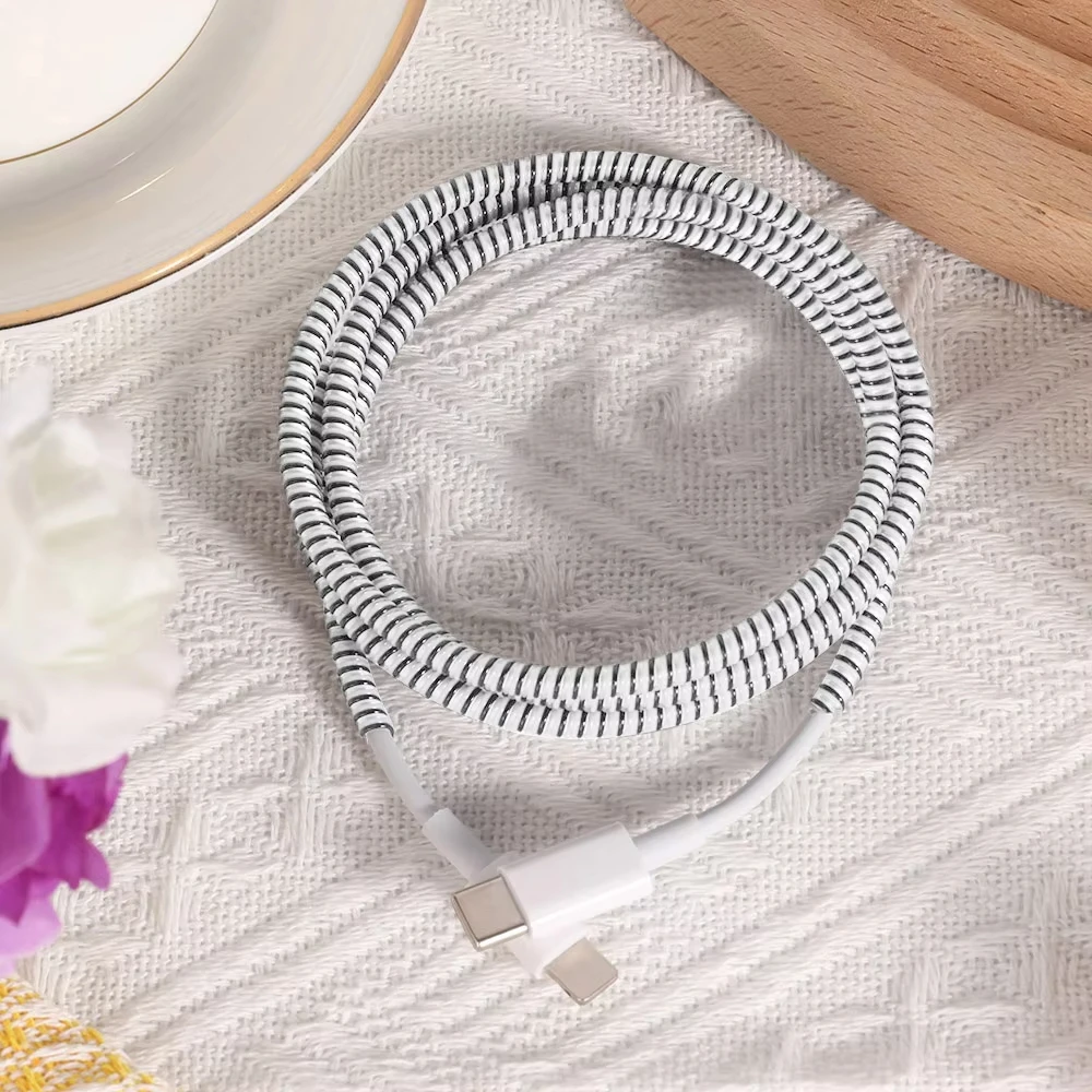 Soft Silicone Charger Protector Cover for USB Data Cable and Charging Plug