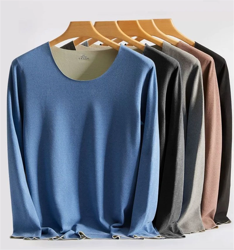 Description Picture 5 of itemThermal Underwear Men Winter First Base Layer Sets Traceless Long Johns Male Clothes Elastic Soft Material