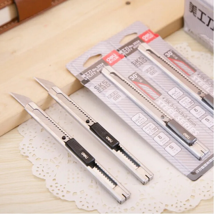 1개입 고강도 합금강 유틸리티 나이프, 날카롭고 내구성 있는 다용도 커터 (상자 개봉, 벽지, 조각 및 공예용)