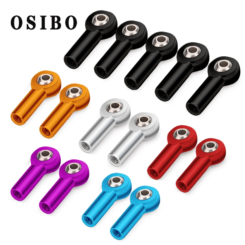 Metal CW M3/M4 Link Tie Rod End Ball Joint Ends for Axial SCX10 II D90