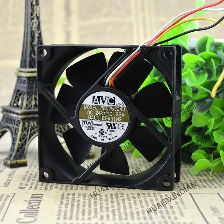 

Новинка 8 см 8 8025 24 В 0.23a P8025B24U комплект охлаждающего вентилятора в сборе