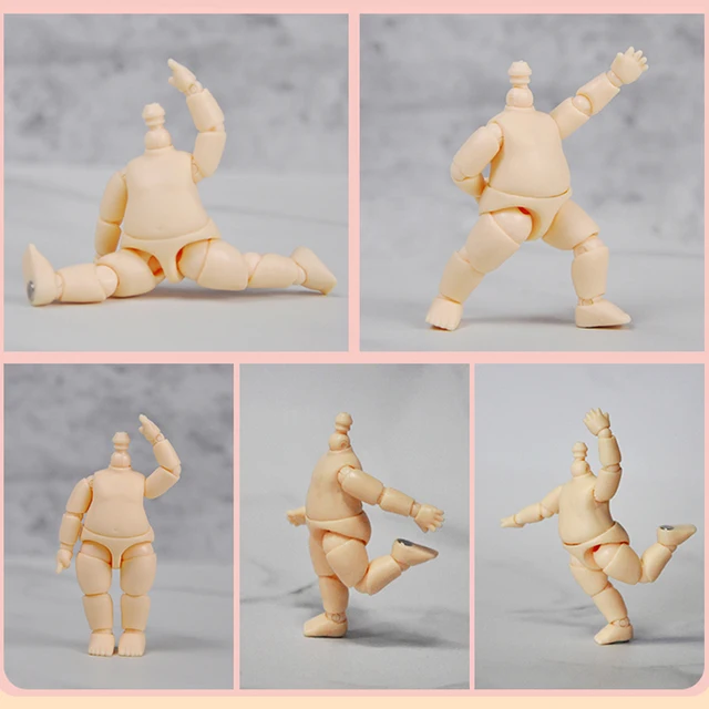 MINI Ob11 Doll YMY Small Dolls Body for BJD Doll Head,GSC,Obitsu 11 Doll Accessories Movable Joint Body Toys for Girls and Boys 5