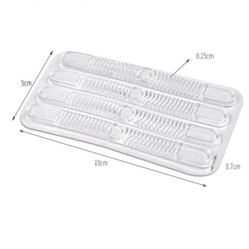 Silicone Heel Stickers 4pcs Heels Grips for Women Men Anti Slip Heel Cushions Non-Slip Inserts Pads Foot Care Protector
