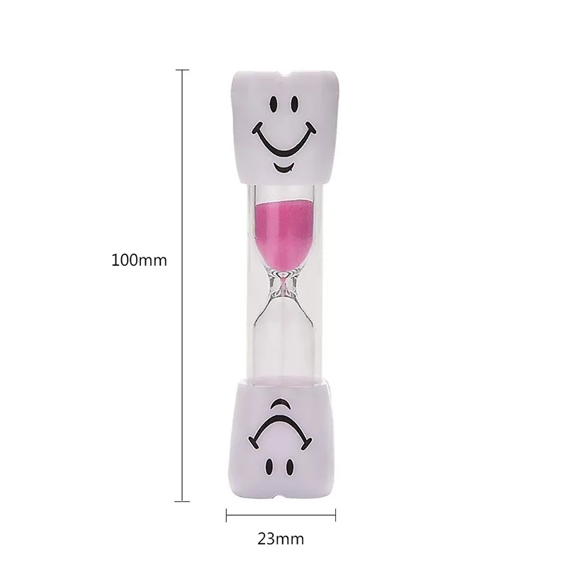 Sand Timer Smiling Face Hourglass 3 Minutes Cooking Brushing Teeth Kids Gift