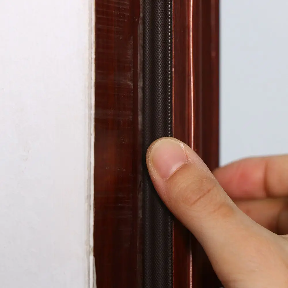 5m Soundproof Anti-Collision Door Window Sealing Strips Self-Adhesive Coffee PU Foam Seal Gap Filler D/E/I/V Type Door Seal door seal strip sealing strip tape window seal strip sealing tape sealing strip rubber seal strip rubber door weatherstripping door weatherstripping silicone seal strip soundproof foam