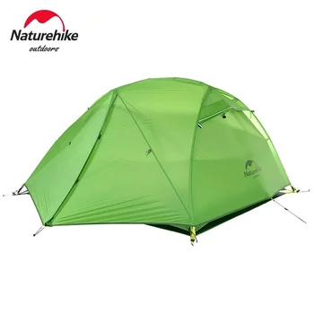 Naturehike 2 인용 더블 레이어 텐트, 스타 리버 2, 초경량 방수 캠핑 텐트, 4 계절 야외 여행 하이킹 텐트