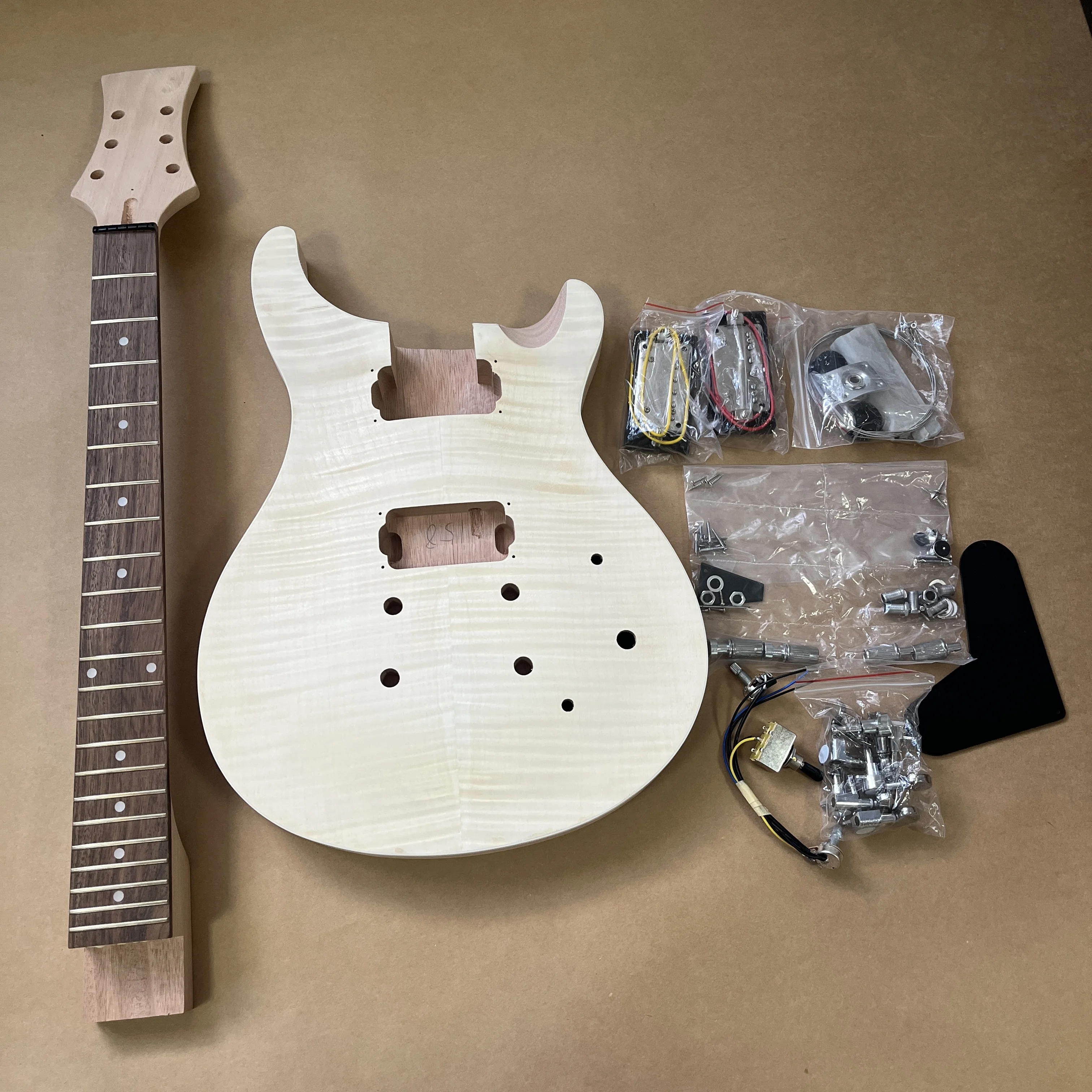 Factory-made DIY PRS Electric Guitar Set Mahogany Body Rosewood Fingerboard Electric Guitar-themed gift Free Shipping