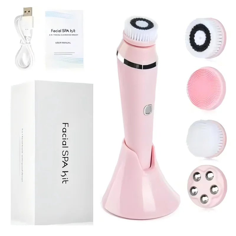 Waterproof IPX7 Deep Clean Facial Exfoliating Massager Brush