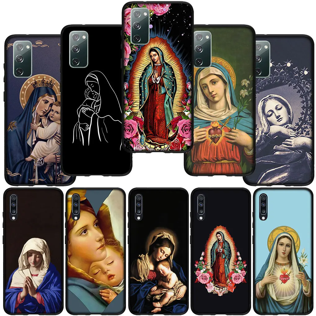 Mary Madre Virgen De Guadalupe Cover Morbida Per Huawei Y7A Y6P Y5P Y6 Y7 Y9 Prime 2018 Y8P Y9A Y8S Y9S P Smart 2019 Custodia Per Telefono