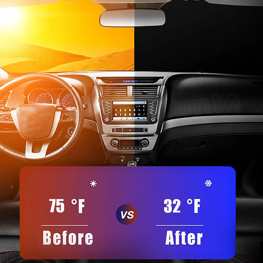 For Honda Civic Accord Insight Acura MDX ILX TL RSX Folding Car Window Sunshade Cover UV Protection Car Sun Shade Visor