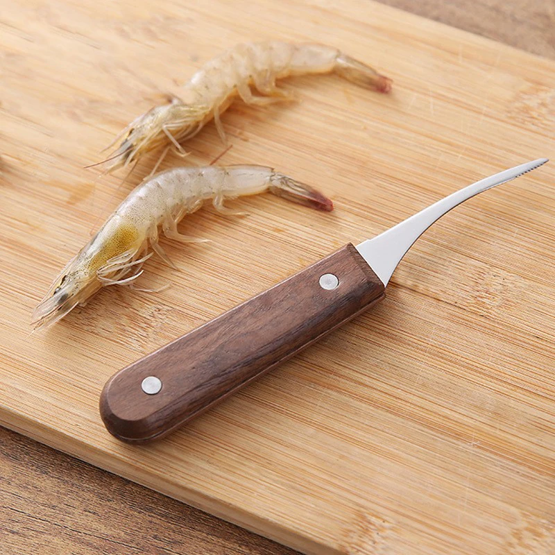 

Steel Shrimp Thread Removal Tool Cleaning Shrimp Intestines Fish Belly Knife Picking Shrimp Thread Knife