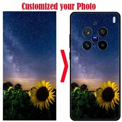 Customized DIY Black Silicone Soft Phone Case - Personalized Back Cover for 50 PRO Nxtpaper 5G (Black Silicone)