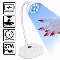 Rechargeable Sun uv Led Nail Lamp Professional uv Light for Gel Nails,Mini Nail Dryer Led uv Light Lamp for Nail Art Salon 1