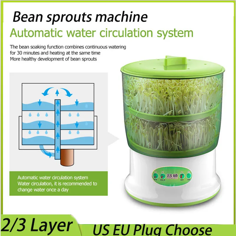 Intelligent Bean Sprouts Machine Grow Automatic Large Capacity