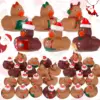 Christmas Gingerbread Man Rubber Duckies Toys Gingerbread Man Theme Party Decor Small Funny Bath Rubber Ducks for Xmas Winter Ho 1