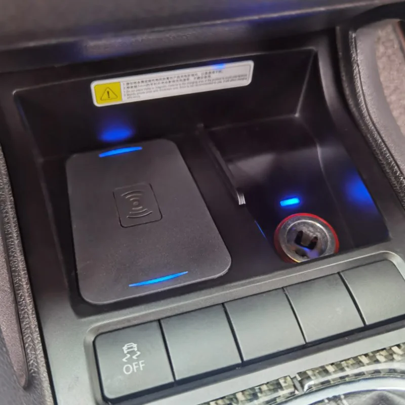 15W Car Phone Wireless Charger For VW Golf 6 MK6 Scirocco Sagitar 2008-2013 Charging Pad For iPhone Mobile Cradle Accessories