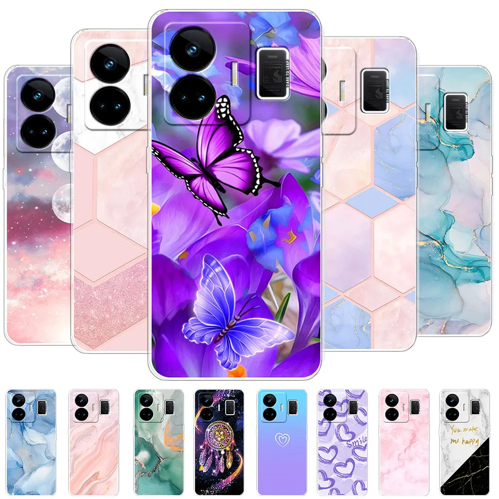Per Realme Gt3 Case 6.74 "Fashion Printing Cover Morbida In Silicone Per Realme Gt3 Gt 3 Custodie Per Telefoni Coque Per Oppo Realme Gt3 Fundas