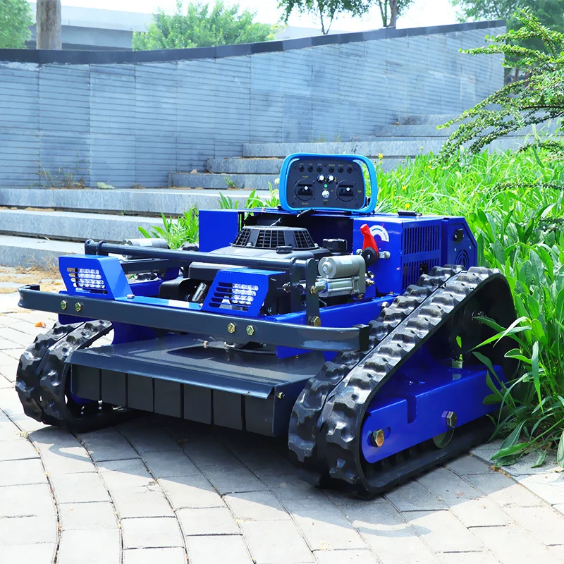 Tosaerba Telecomandato Industriale Personalizzato - Design Semplice, Motore a 4 Tempi, Automatico, Piccolo Crawler, Attrezzo Agricolo Commerciale - immagine 2