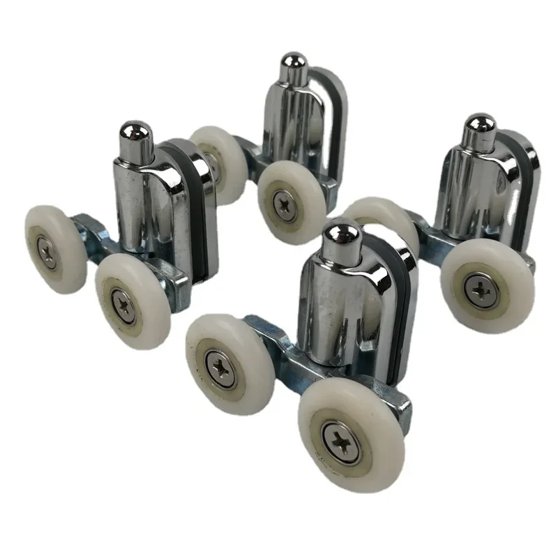 Shower door rollers Door Roller/Wheel/Runner Home Bottom Top Shower Door Rollers/Runners Replacement Double Wheel for Shower Enclosures Cabins