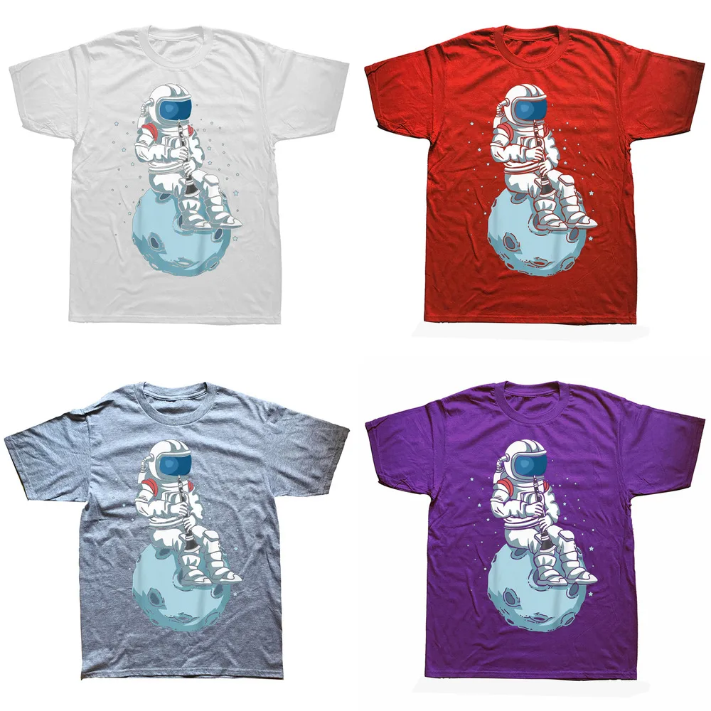 Rolig klarinettist t-shirt för herr i bomull_voghion.com