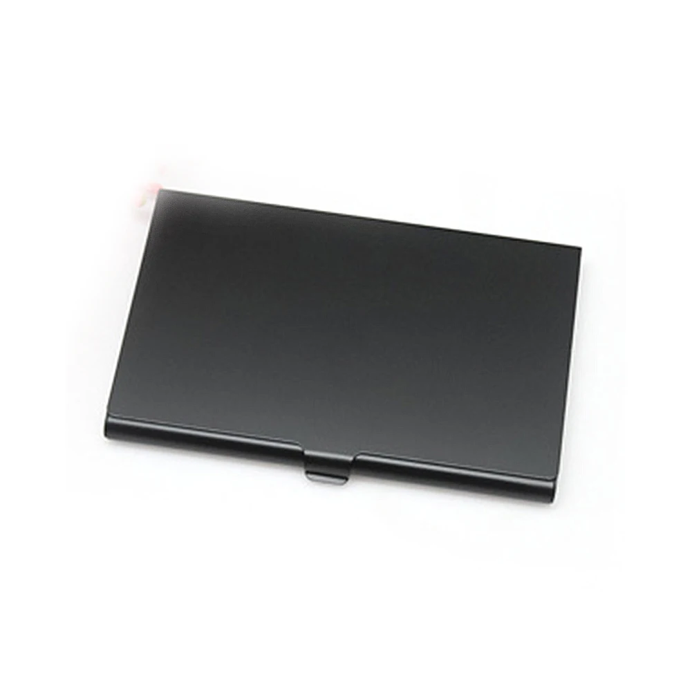 1 Pc Men Business Card Holder Women Credit Card Case Creative Aluminum Alloy Metal Box Portable