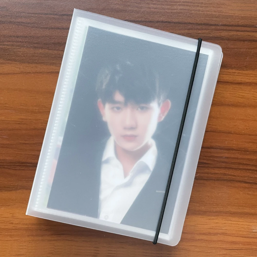 

Простой и прозрачный 8-дюймовый фотоальбом, коллекционный альбом для хранения фотографий, книга для отправки, веревка для галстука