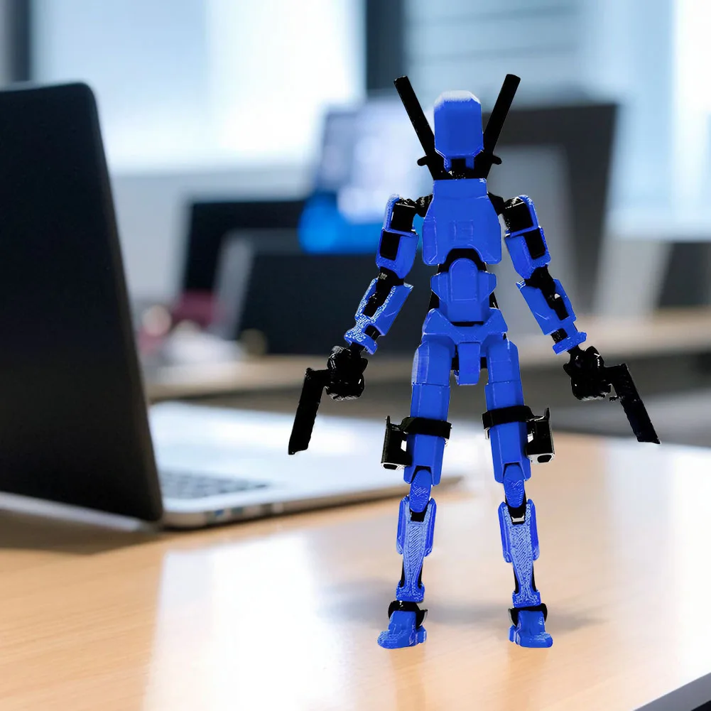 3D Printed Action Figure Multi-Jointed Action Figures Assembly Completed Full Body Mechanical Movable Toy for Kids and Adults - 2
